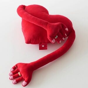 CJ Hendry x Tony’s Chocoloney red heart hug pillow